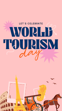 World Tourism Day Greeting TikTok Video Image Preview