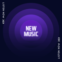 New Music Button Instagram post Image Preview