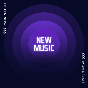 New Music Button Instagram post Image Preview
