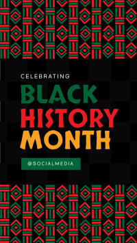 Black History Celebration Instagram story Image Preview