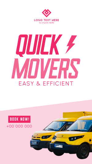 Quick Movers Facebook story Image Preview