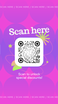 Quirky QR Discount Instagram Reel Design