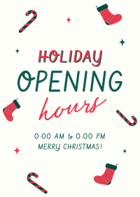 Quirky Holiday Opening Poster Image Preview