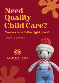 Childcare Service Flyer Design
