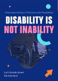 Disability Awareness Flyer Design