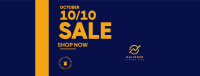 Sale 10.10 Facebook cover Image Preview