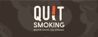 Quit Smoking Facebook Cover Design