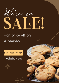 Baked Cookie Sale Flyer Design