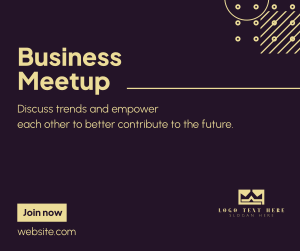 Business Meetup Facebook post Image Preview