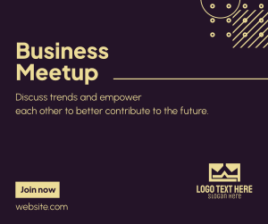 Business Meetup Facebook post