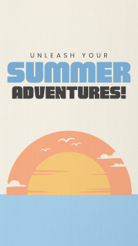 Minimalist Summer Adventure Facebook story Image Preview