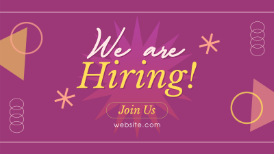 Quirky We're Hiring Facebook event cover Image Preview