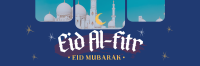 Modern Eid Al Fitr Twitter Header Design