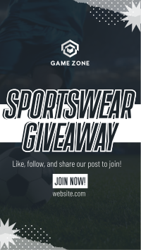 Sportswear Giveaway Instagram story Image Preview