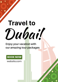 Dubai Travel Booking Flyer Image Preview