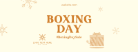 Boxing Day Gift Facebook cover Image Preview