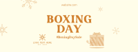 Boxing Day Gift Facebook Cover Image Preview