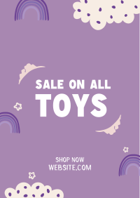 Kiddie Toy Sale Flyer Design