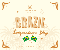 Festive Brazil Independence Facebook Post Design