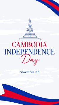 Rise Cambodian Flag Facebook Story Image Preview