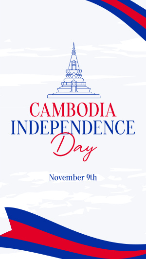 Rise Cambodian Flag Facebook story Image Preview