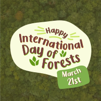 International Day of Forests  Instagram Post Design