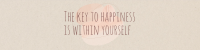 Key to Happiness LinkedIn Banner Image Preview