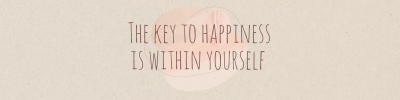 Key to Happiness LinkedIn banner Image Preview