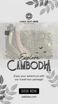 Cambodia Travel Tour YouTube short Image Preview