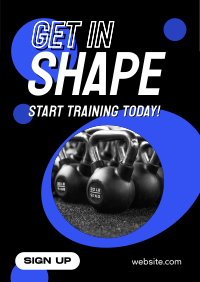 Training Fitness Gym Poster Image Preview