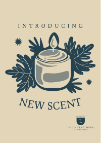 New Candle Scent Flyer Image Preview