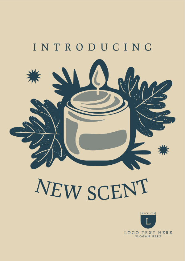 New Candle Scent Flyer Design Image Preview