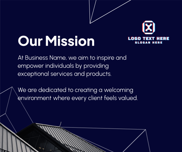 Our Mission Building Facebook Post Design Image Preview