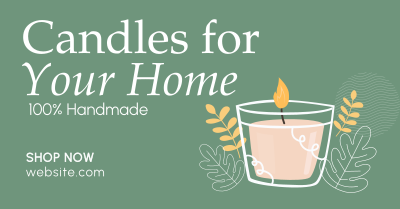 Home Candle Facebook ad Image Preview