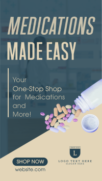 Modern Medical Pharmacy Shop Instagram Reel Design