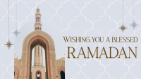 Greeting Ramadan Arch Video Image Preview