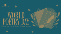 Poetry Creation Day Facebook event cover Image Preview