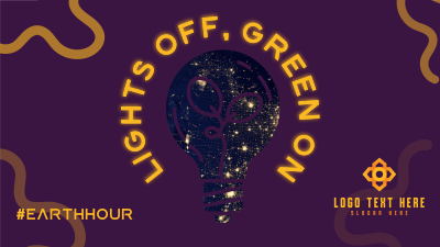 Lights Off Green On Facebook event cover Image Preview