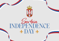 Serbia Independence Day Postcard Image Preview