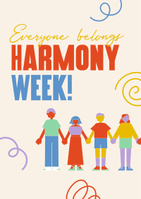 United Harmony Week Poster Image Preview