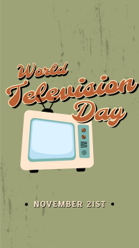 Retro TV Day Instagram reel Image Preview