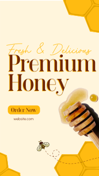 Premium Fresh Honey Instagram Story Design