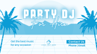 Synthwave DJ Party Service Facebook event cover Image Preview