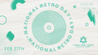 Disco Retro Day Facebook Event Cover Design