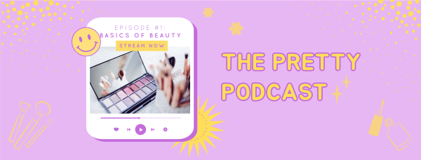 The Pretty Podcast Facebook Cover Design Image Preview