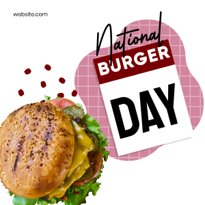 Fun Burger Day Instagram post Image Preview
