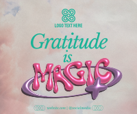 Metallic Magic Gratitude  Facebook post Image Preview