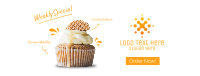 Weekly Special Cupcake Facebook cover Image Preview