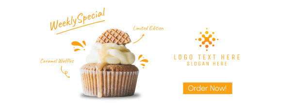 Weekly Special Cupcake Facebook Cover Design Image Preview