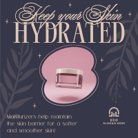 Skincare Hydration Benefits Instagram Post Design